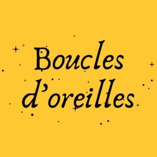 Les boucles d'oreilles